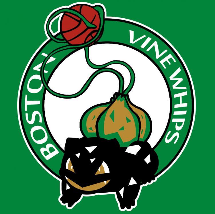 Boston Celtics Pokemon logo iron on heat transfer